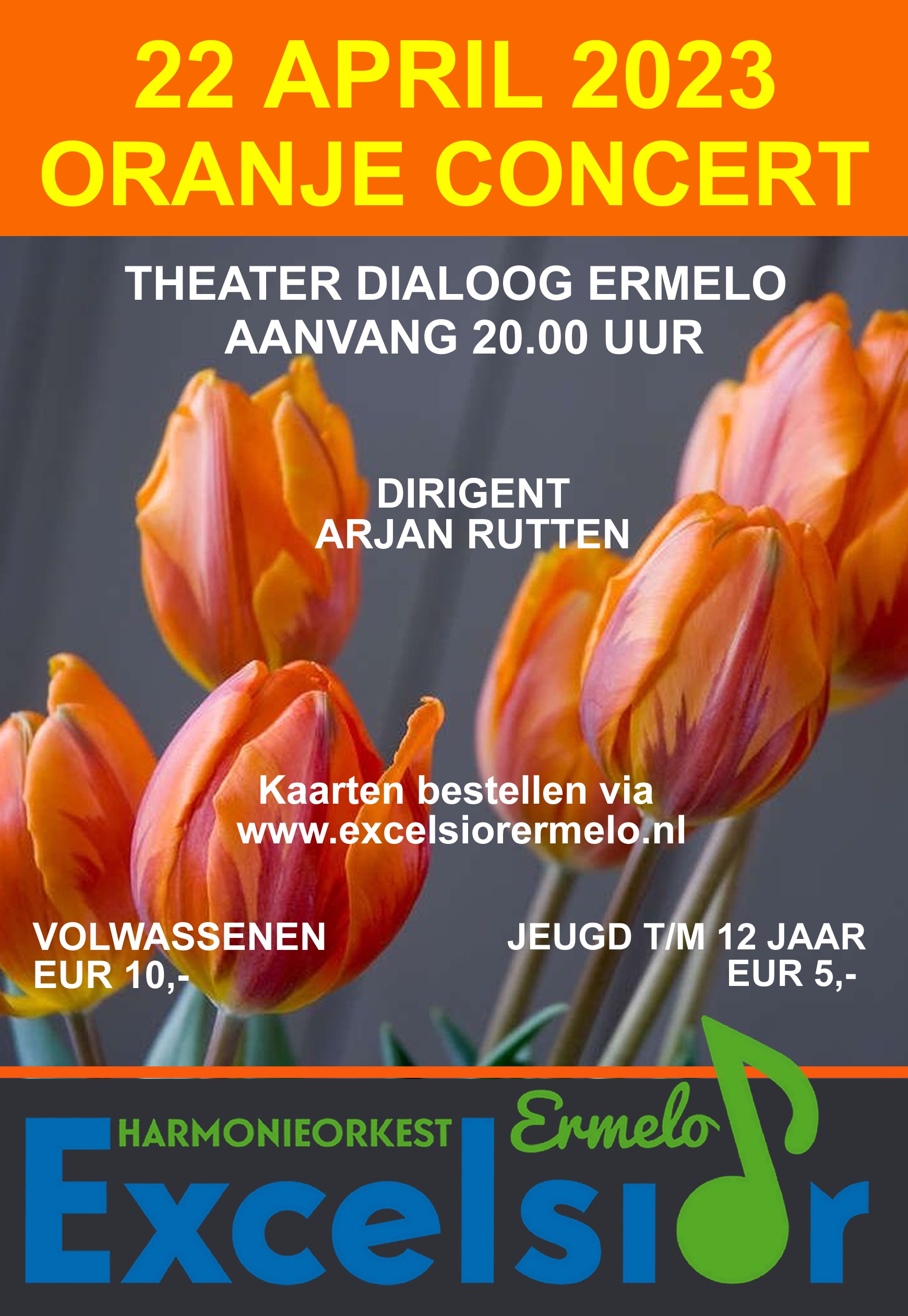 Poster oranjeconcert